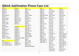 Sublimation Phone Cases