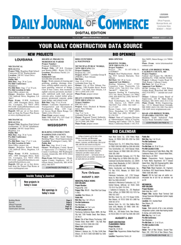 Your Daily Construction Data Source