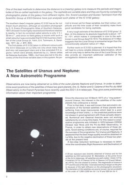 The Satellites of Uranus and Neptune: a New Astrometrie Programme