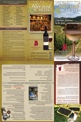 Alabama Wine Trail, Wine Lovers Will Learn Where Alabama Wineries Are ALABAMA CATFISH PECANTE with ALABAMA MUSCADINE WINE Careful When You Turn Not to Break It Up