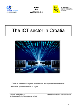 The ICT Sector in Croatia