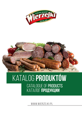 Catalogue of PRODUCTS Каталог Продукции