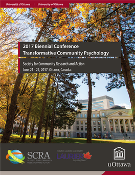 2017 Biennial Conference Transformative Community Psychology