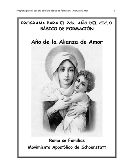 Año De La Alianza De Amor