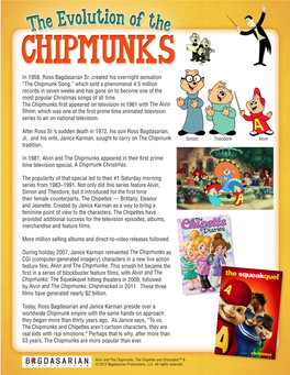 The Chipmunk Song,” Which Sold a Phenomenal 4.5 Million Records in Seven Weeks and Has Gone on to Become One of the Most Popular Christmas Songs of All Time