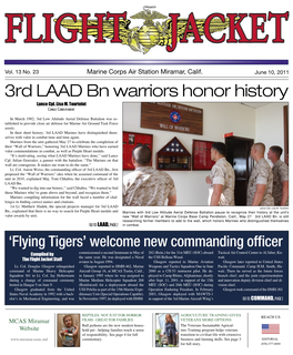 3Rd LAAD Bn Warriors Honor History Lance Cpl