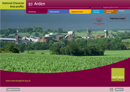 97. Arden Area Profile: Supporting Documents