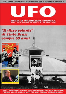 Di Tinto Brass Compie 50 Anni “Il Disco Volante”