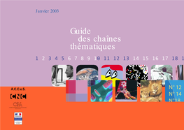 Guide Des Chaînes Thématiques