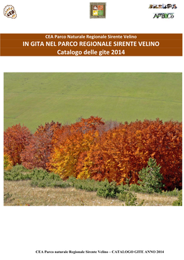 Il Catalogo Delle Gite 2014