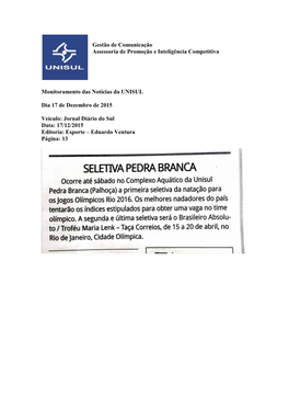 Gestão De Comunicação Assessoria De Promoção E Inteligência Competitiva