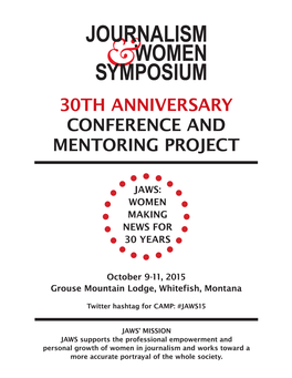 30Th Anniversary Conference and Mentoring Project