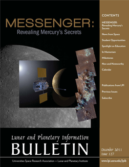 MESSENGER: Revealing Mercury's Secrets