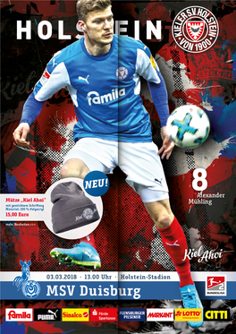 Stadionmagazin „Holstein Kiel – MSV Duisburg” Als PDF Herunterladen