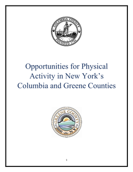 Opportunities for Physical Activity in New York's Columbia and Greene Counties