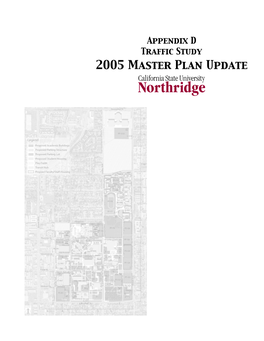 Traffic Study 2005 Master Plan Update DRAFT