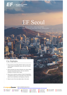 EF International Language Center, Seoul