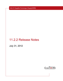 Release Notes