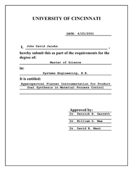 Hyperspectral Planner Instrumentation for Product Goal Synthesis in Material Process Control