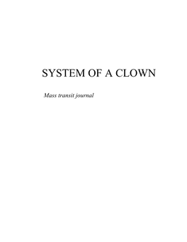 System of a Clown