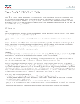 New York School of One