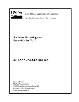 2011 Annual Statistics