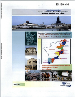 Environmental Impact Assessment Report 11 Tsunami Affected Coastal Districts of Tamil Nadu Volume I