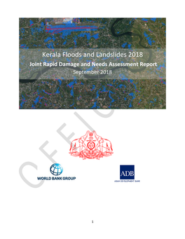 Kerala Floods and Landslides 2018 Joint Rapid Damage and Needs Assessment Report September 2018