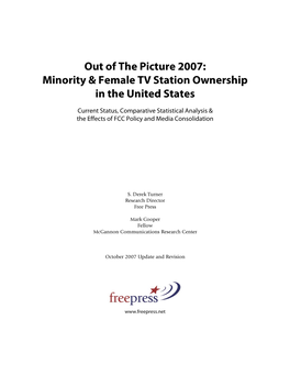 Minority & Female TV Station Ownership in the United States