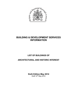 Building & Development Services Information
