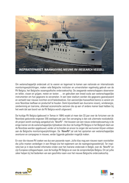 Inspiratiepakket Naamgeving Nieuwe Rv (Research Vessel)