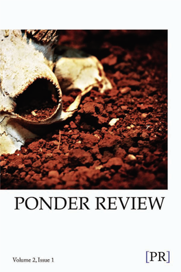 Ponderreviewvol2iss1full.Pdf