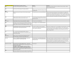 Last Updated on Oct 30 2020 EFMC, ISMC & Related