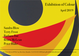 Exhibition of Colour April 2019