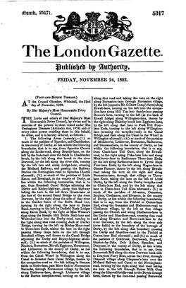 The London Gazette Guttjontg