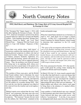 North Country Notes