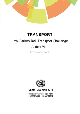 Low Carbon Rail Transport Challenge Action Plan Provisional Copy