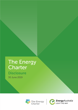 The Energy Charter Disclosure 30 June 2019 About Us