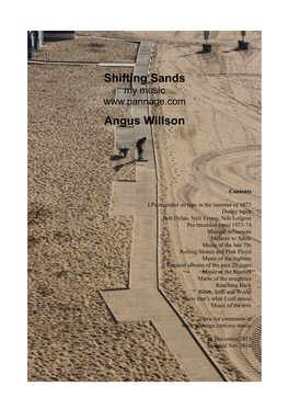 Shifting Sands Angus Willson