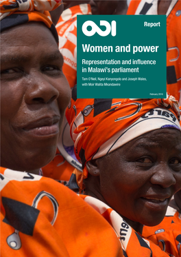 Women and Power: Representation and Influence in Malawi's Parliament