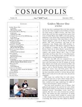 Cosmopolis#30