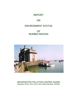 Report on Environment Status of Mumbai Region