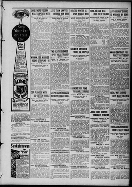 Saskatchewan a Number Immunized