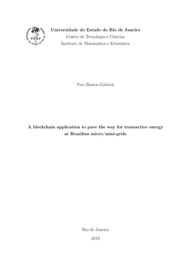A Blockchain Application to Pave the Way for Transactive Energy at Brazilian Micro/Mini-Grids
