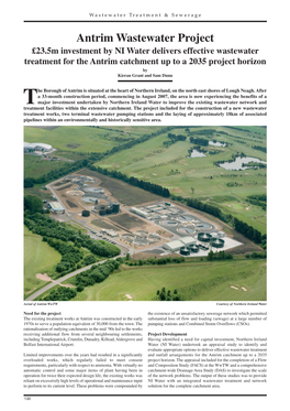 Antrim Wastewater Project