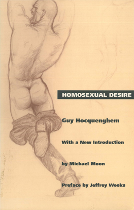 HOMOSEXUAL DESIRE Uy Hocquenghem