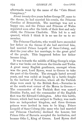 Afterwards Went by the Name of the "Cato Street Conspiracy." About Twenty-Five Years Before George IV