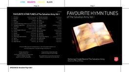 FAVOURITE HYMN TUNES of the Salvation Army Vol. I