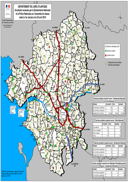 Carte Des Accidents Corporels Et Mortels D'avril 2015