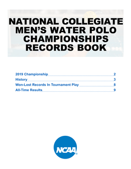 National Collegiate Men's Water Polo Championships
